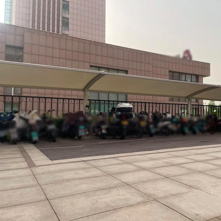 曲阳县膜结构电动车棚